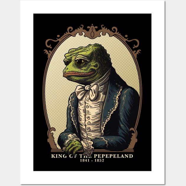 PEPE VICTORIAN KING Wall Art by Nasitama